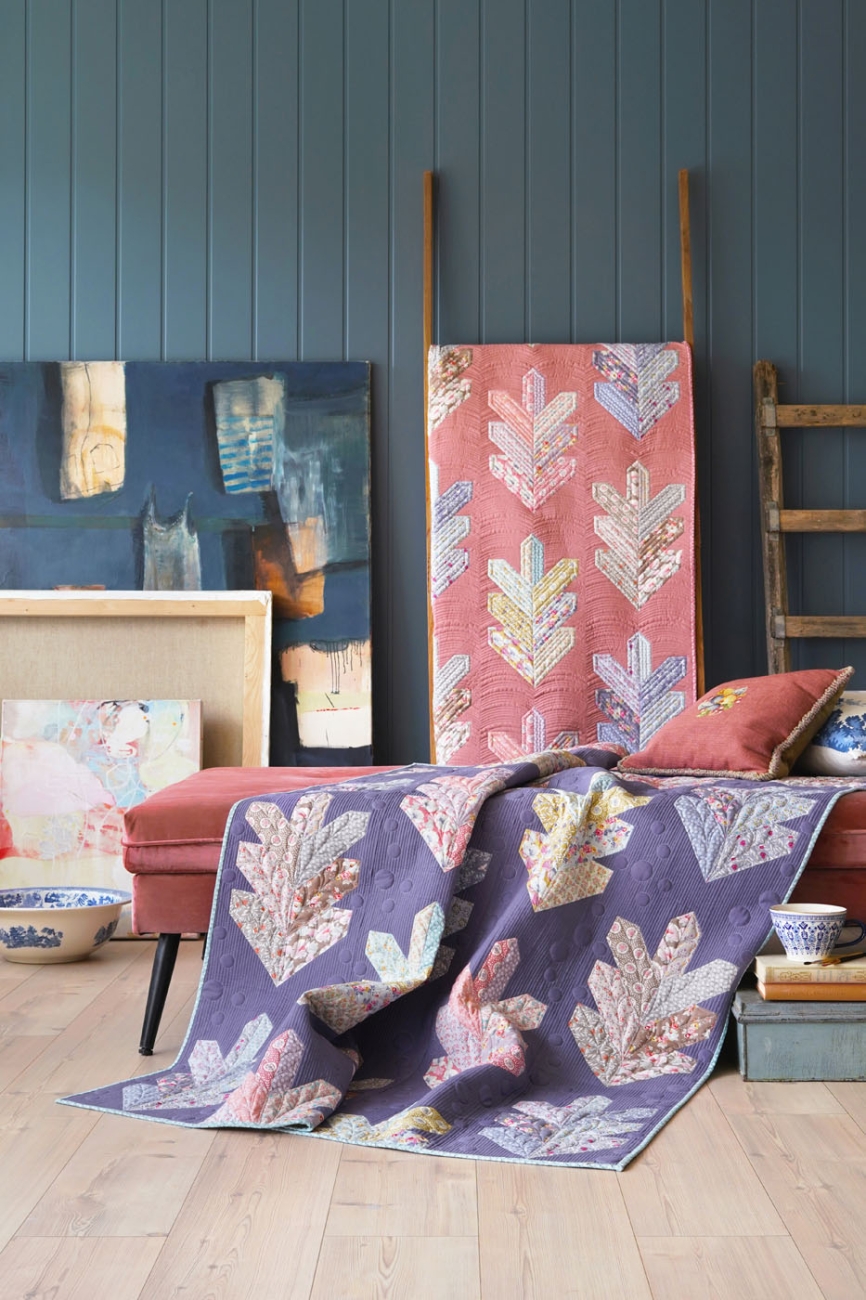 Tilda Patchwork Baumwolle - Maple Farm - Gwendelyn Blueberry